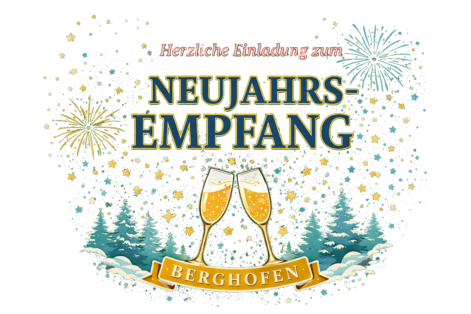 Willkommen 2026! - Berghofen l�dt zum Neujahrsempfang ein